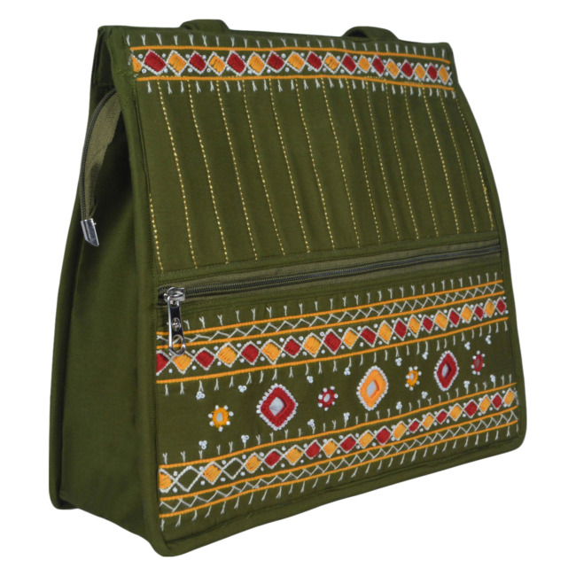 Tribes India Banjara Embroidery Shoulder Bag | Tote Bag | Thread ...
