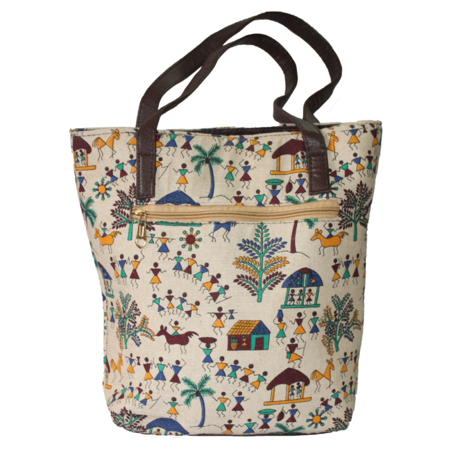 Cotton Bags With Zipper Exclusive Unisex Shopping Bags Warli Art  Tamrapatra, कॉटन शॉपिंग बैग - Tamrapatra, Vadodara | ID: 26082549773